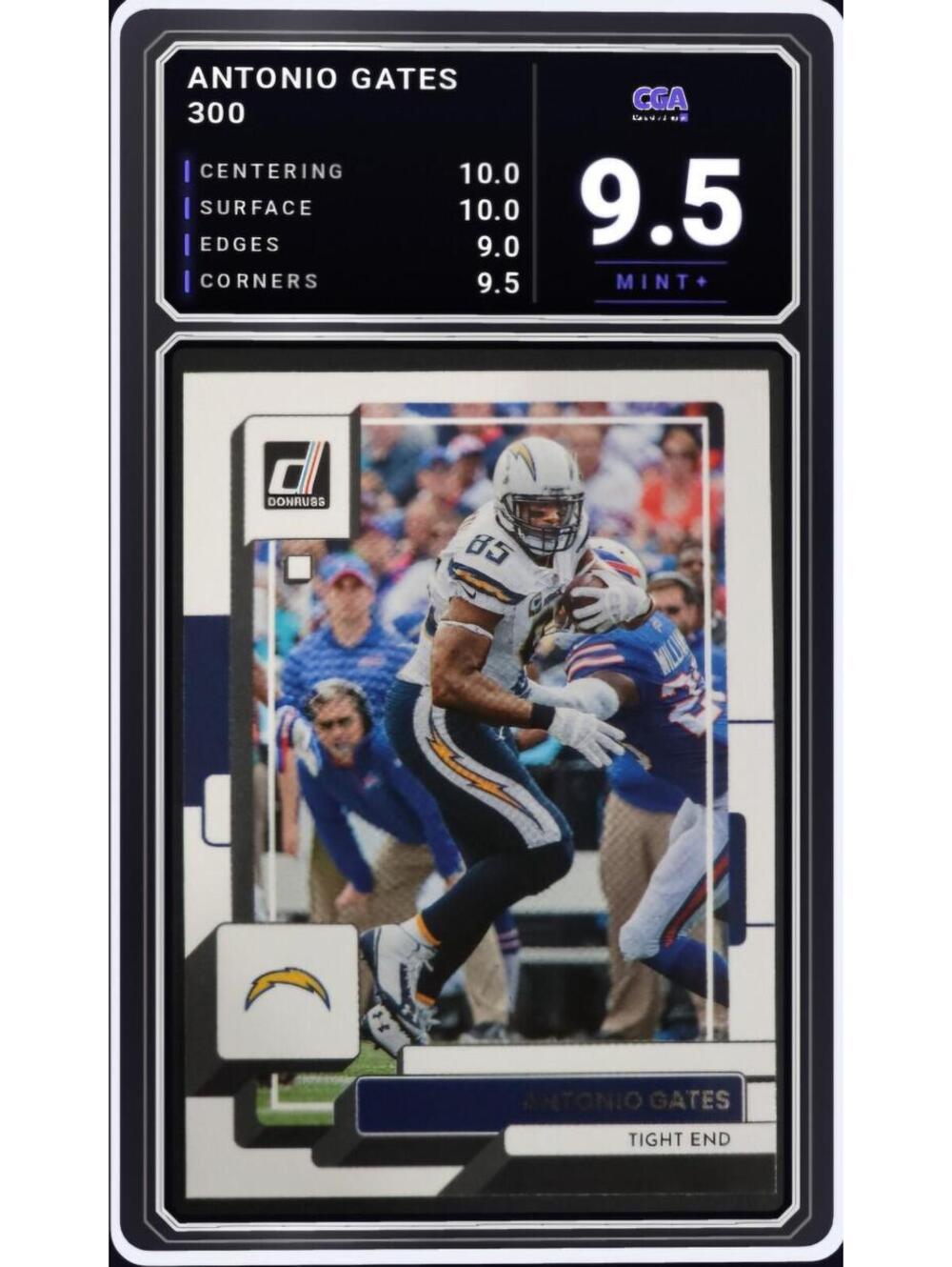 2022 Panini Donruss #300 Antonio Gates LA Chargers NFL - CGA 9.5 Digital Grade